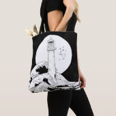 ベルロックライトハウススコットランド トートバッグ (クローズアップ)