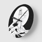 ベルロックライトハウススコットランド ラウンド壁時計 (傾斜)