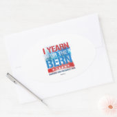 ベルンに憧れる 楕円形シール (封筒)