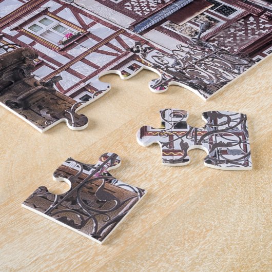 ベルンカステルクエスヒストリックファサードGermany Souvenir ジグソーパズル (側面)