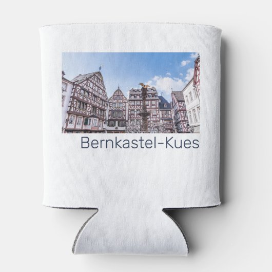 ベルンカステルクエスヒストリックファサードGermany Souvenir 缶クーラー (裏面)