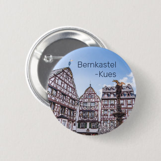 ベルンカステルクエスヒストリックファサードGermany Souvenir 缶バッジ