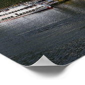 ベルンカステルクエス，ゲルマのモーゼル川クルーズボート ポスター (角)