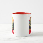 ベルンスイストラベルアートヴィンテージ マグカップ (中央)