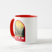 ベルンスイストラベルアートヴィンテージ マグカップ (正面左)