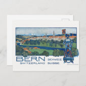 ベルンスイスヴィンテージポスター1906 ポストカード (正面/裏面)