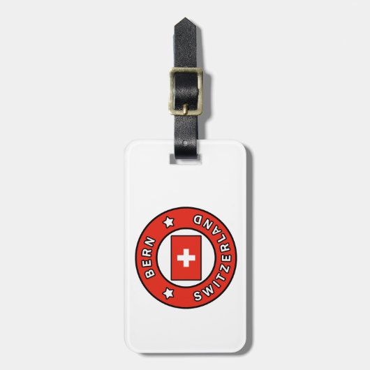ベルンスイス ラゲッジタグ (正面縦)