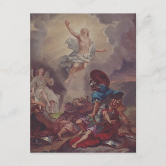 ベルント・アブラハム・ゴデニェルムによるイエスの復活 ポストカード (正面)