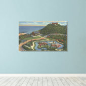 ベルンハイマーオリエンタルガーデンの空中戦 キャンバスプリント (インサイチュ (ウッドフロア))