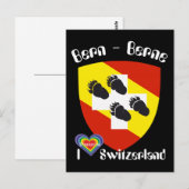 ベルンベルンベルナベルンシュウェイツスイスポストカルテ ポストカード (正面/裏面)