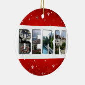 ベルン・スイス旅行写真クリスマス セラミックオーナメント (右)