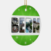 ベルン・スイス旅行写真クリスマス セラミックオーナメント (右)