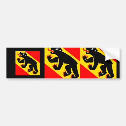 ベルン、スイス連邦共和国 バンパーステッカー (正面)