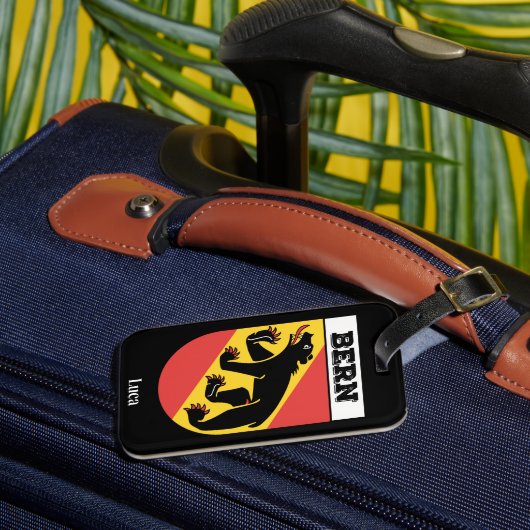 ベルン（スイス） | Swiss Cantons Coat of Arms ラゲッジタグ (正面インサイチュ3)