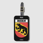 ベルン（スイス） | Swiss Cantons Coat of Arms ラゲッジタグ (正面縦)