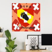 ベルン、ベルヌ、ベルナ、ベラン、シュウィズ、スイス、ポスター ポスター (ホームオフィス)