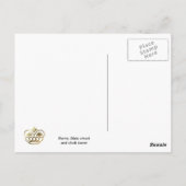 ベルン、メイン通りと時計塔 ポストカード (裏面)