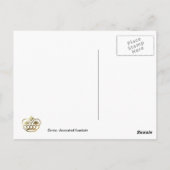 ベルン、メイン通り、時計塔とゲラニウム ポストカード (裏面)