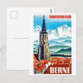 ベルン、都市大聖堂、スイス、ヴィンテージ旅行 ポストカード (正面/裏面)