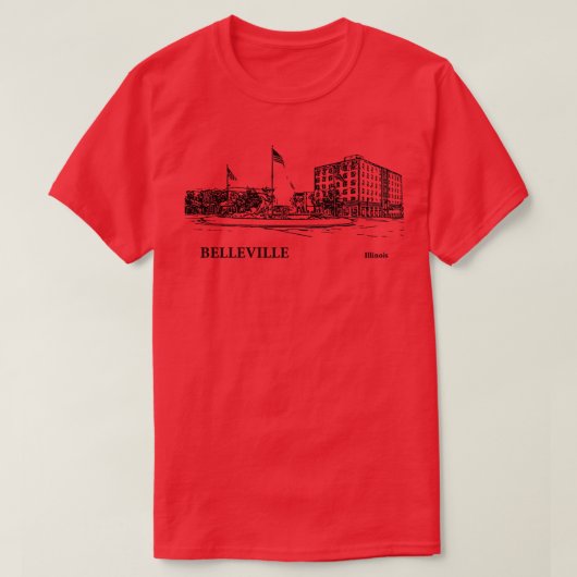 ベルヴィルイリノイTシャツ3 Tシャツ (デザイン正面)