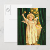 ベルヴィンテージクリスマスエンジェル シーズンポストカード (正面/裏面)