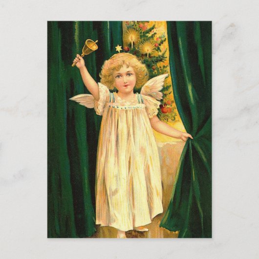 ベルヴィンテージクリスマスエンジェル シーズンポストカード (正面)
