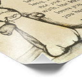 ベルヴェティーンラビットブック引用文ウォールアート フォトプリント            (角)