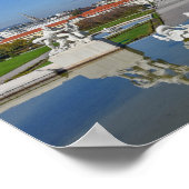 ベルヴェデーレパレスプール，ウィーン，オーストリア ポスター (角)