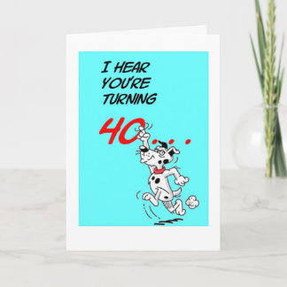 ベルヴェデーレ40thバースデーカード カード