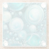 ベルーガの泡 ガラスコースター (裏面)