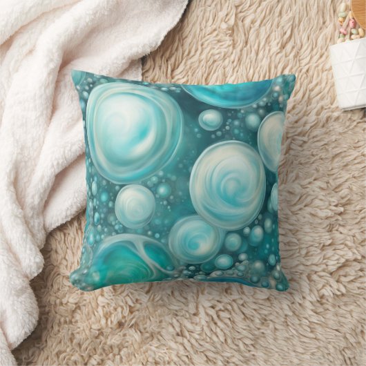 ベルーガの泡 クッション (ブランケット)