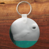 ベルーガウォッチングキーチェーン キーホルダー (正面)