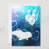 ベルーガクジラとブルーハート北極誕生会 招待状 (裏面)