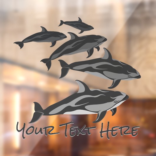 ベルーガクジラデカールカスタムホエールアートウィンドウにしがみつく ウィンドウサイン (シート2)