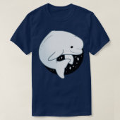 ベルーガクジラ7 Tシャツ (デザイン正面)