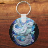 ベルーガクジラ キーホルダー (正面)