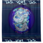 ベルーガクジラ シャワーカーテン (正面)