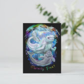 ベルーガクジラ ポストカード (スタンド正面)