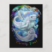 ベルーガクジラ ポストカード (正面)