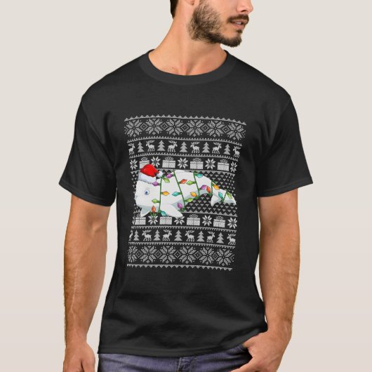 ベルーガサンタの醜いベルーガ Tシャツ (正面)