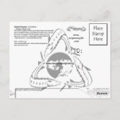 ベルーガスタージオン葉書 ポストカード (裏面)