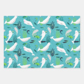 ベルーガパーティー ラッピングペーパーシート (正面2)