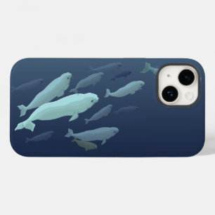 ベルーガホエールサムスンケースホエー頭が切れるル電話ケース Case-Mate iPhone 14ケース