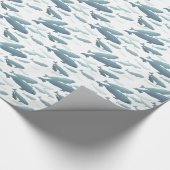 ベルーガホエールラッピング紙ホエールクリスマス紙 ラッピングペーパー (コーナー)