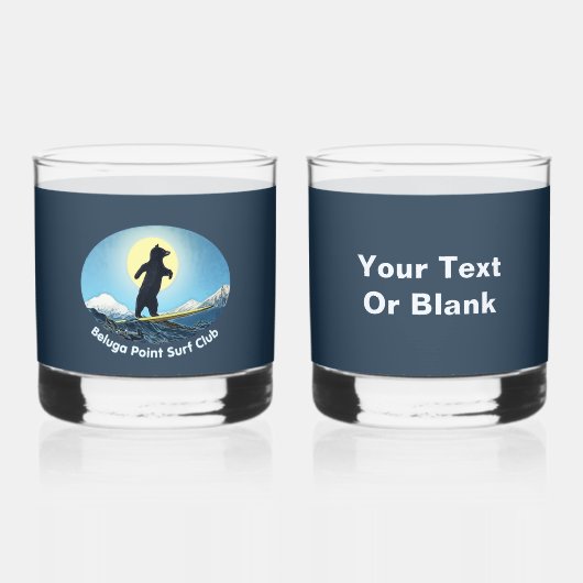 ベルーガポイントサーフクラブ ウイスキーグラス (正面)