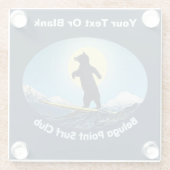 ベルーガポイントサーフクラブ ガラスコースター (裏面)