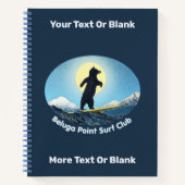 ベルーガポイントサーフクラブ ノートブック (正面)