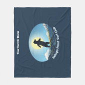 ベルーガポイントサーフクラブ フリースブランケット (正面)