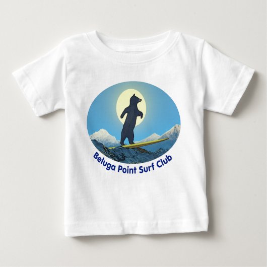 ベルーガポイントサーフクラブ ベビーTシャツ (正面)