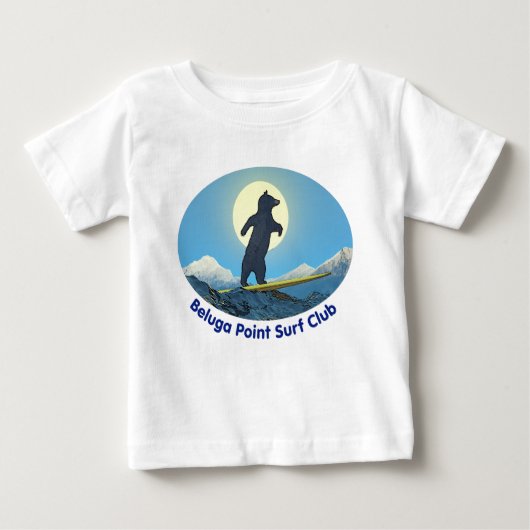 ベルーガポイントサーフクラブ ベビーTシャツ (正面)